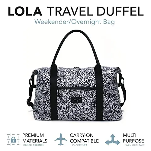 Travel Bag, Weekender - Overnight Duffel, Gym Tote for Women