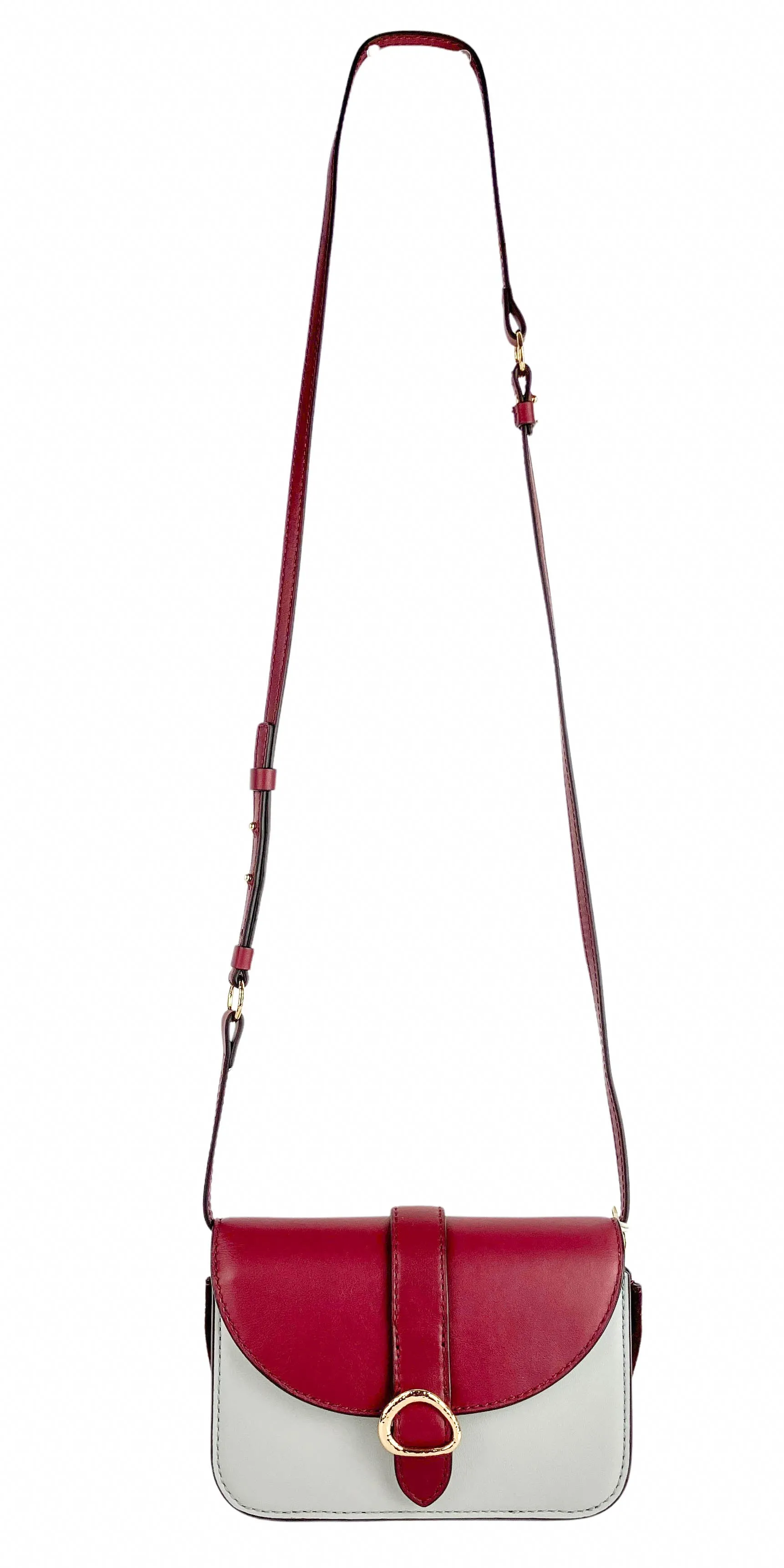 Ulla Johnson Esme Small Crossbody Bag in Mahogany Colorblock