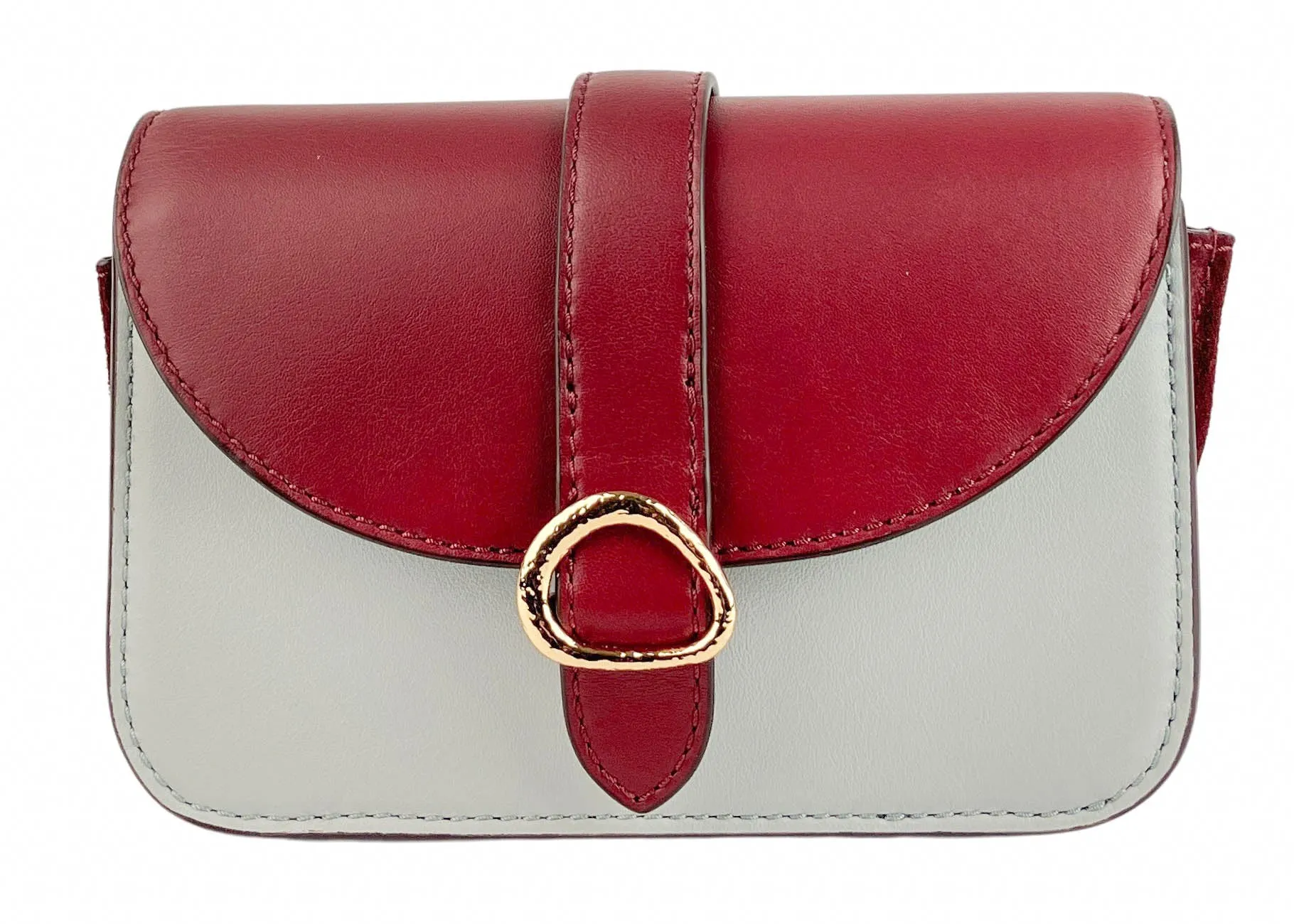 Ulla Johnson Esme Small Crossbody Bag in Mahogany Colorblock