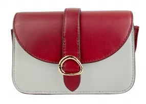 Ulla Johnson Esme Small Crossbody Bag in Mahogany Colorblock
