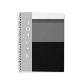 UPTOWN COLOR BLOCK PERSONALIZED SPIRAL NOTEBOOK