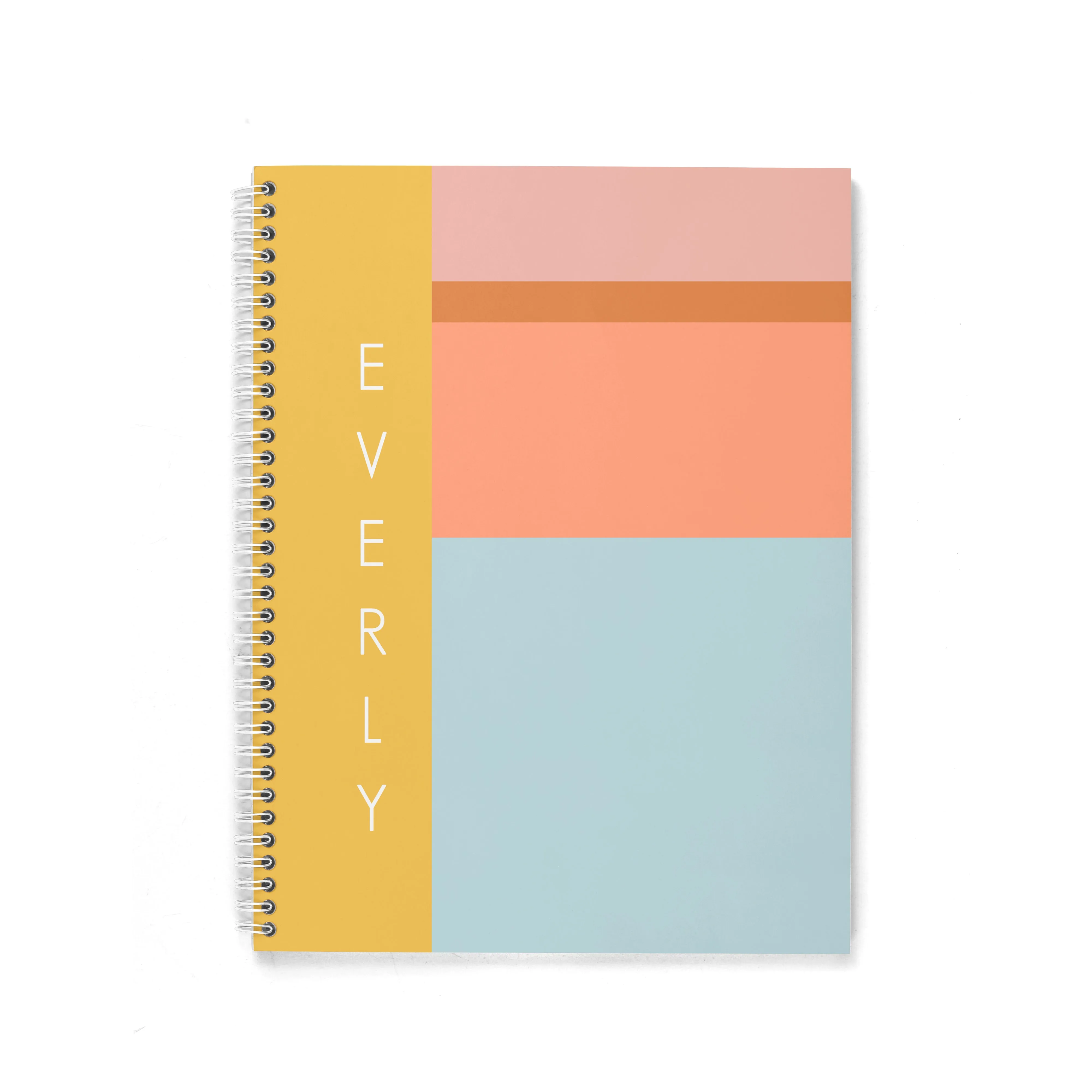 UPTOWN COLOR BLOCK PERSONALIZED SPIRAL NOTEBOOK