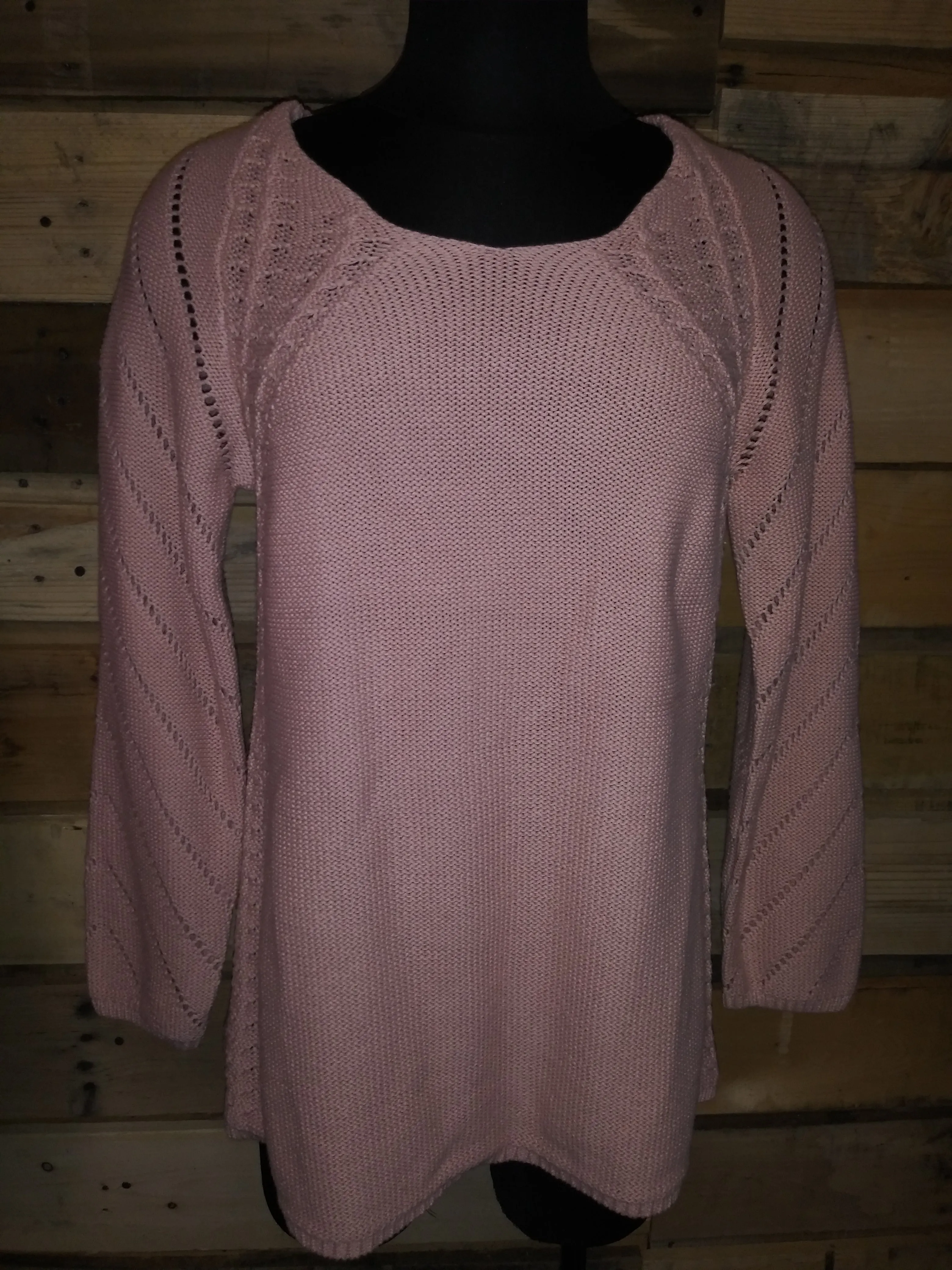 V-Neck Sweater LC27683-10 Pink