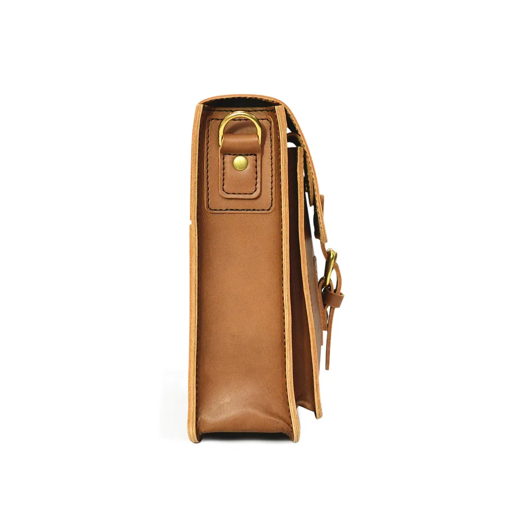 Vertical Crossbody Satchel
