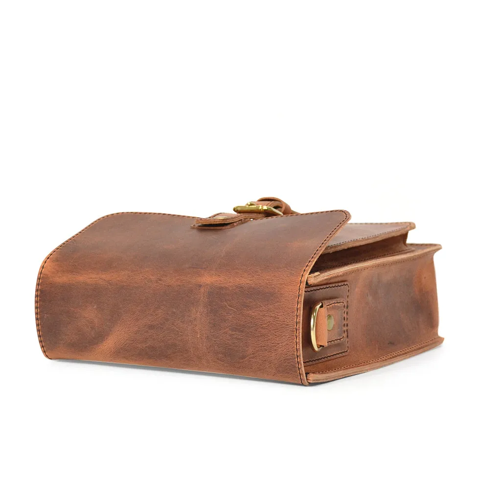 Vertical Crossbody Satchel