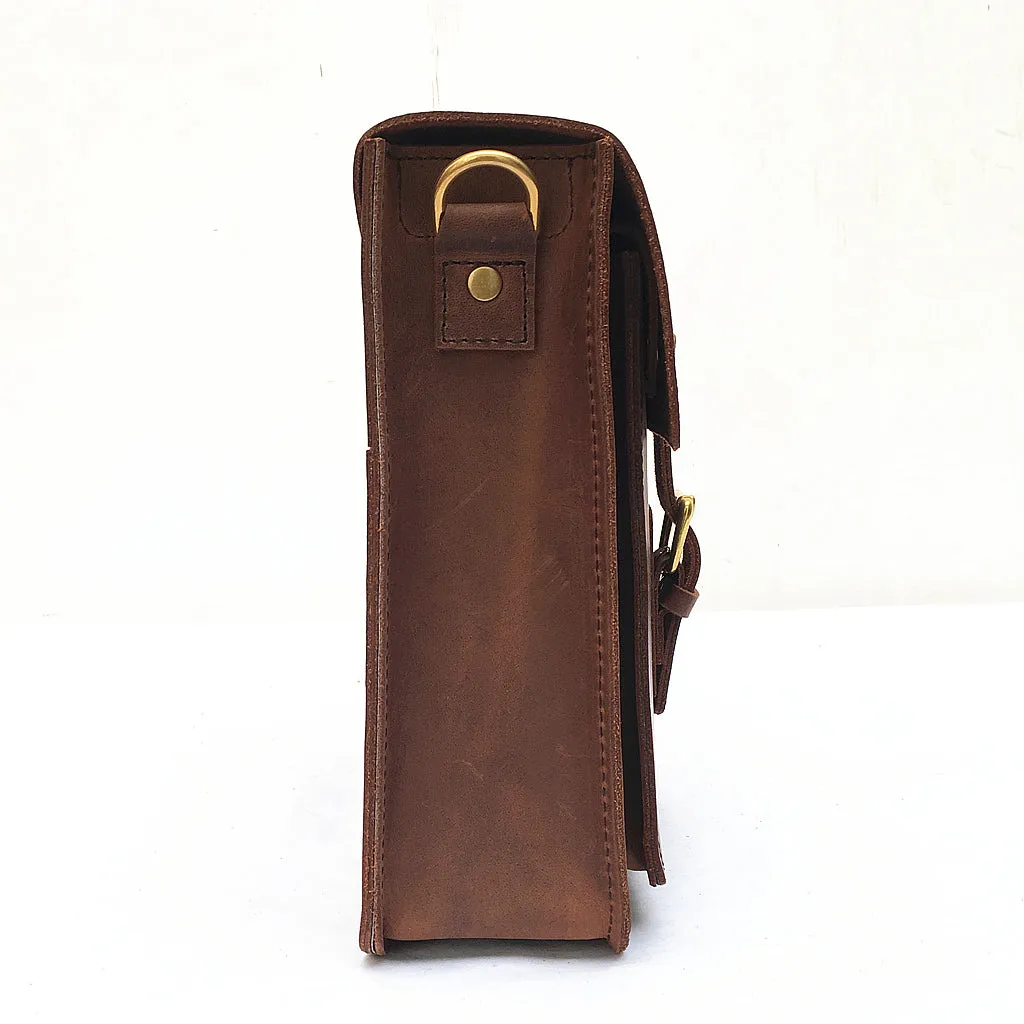 Vertical Crossbody Satchel