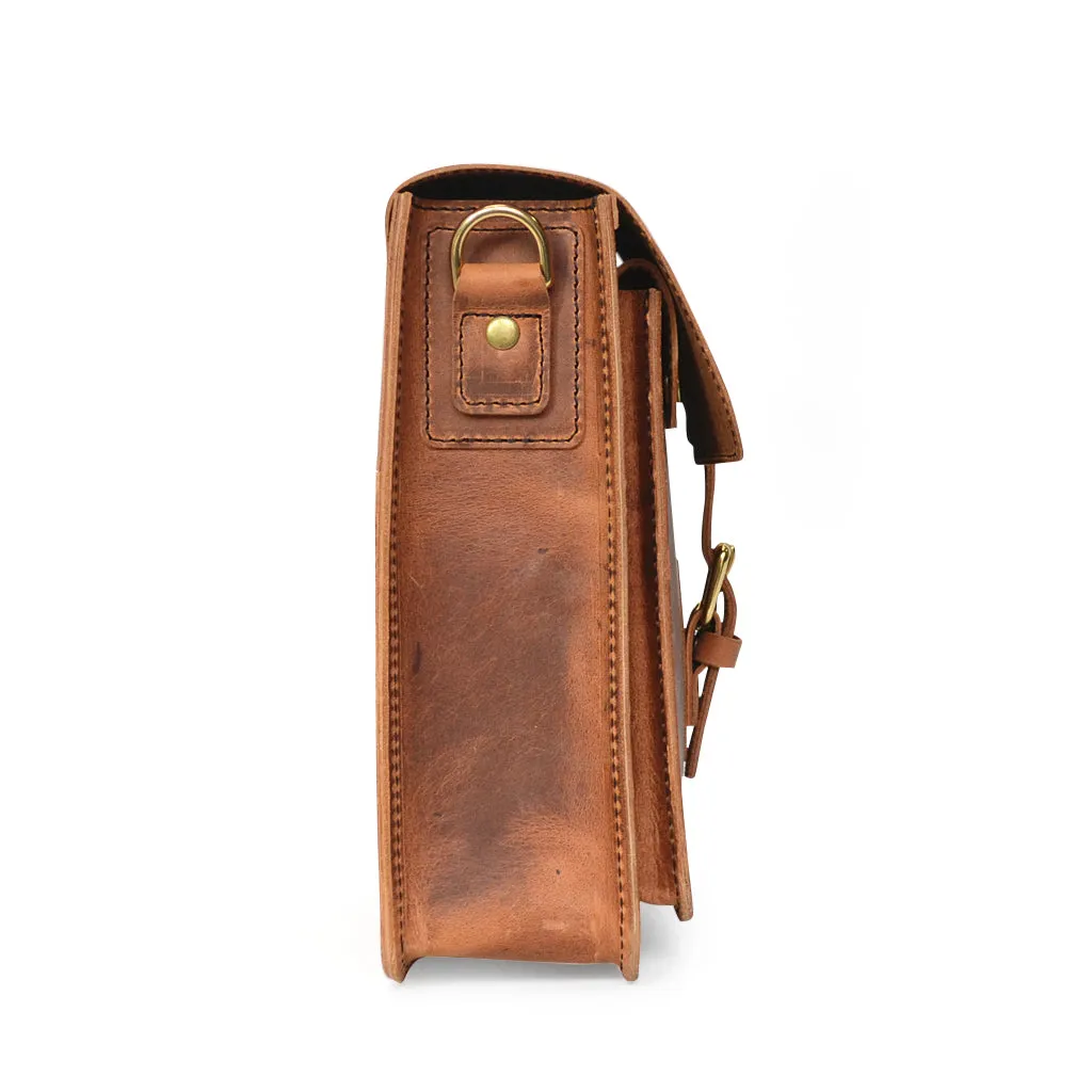 Vertical Crossbody Satchel