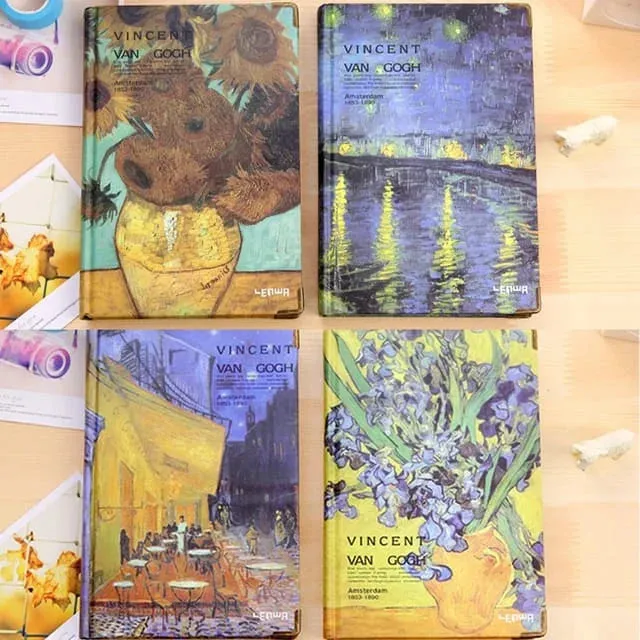 Vincent Van Gogh Hard Cover Journal Notebook And Planner