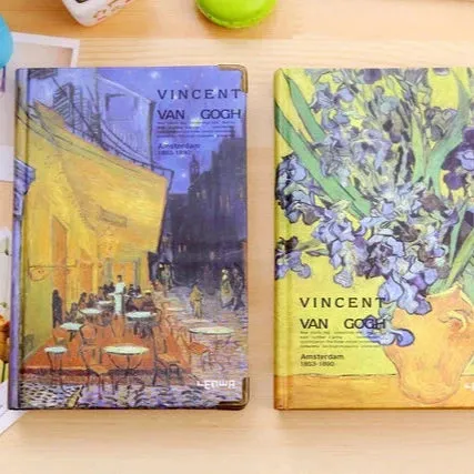 Vincent Van Gogh Hard Cover Journal Notebook And Planner