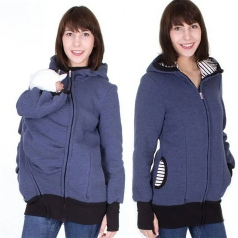 Warm Soft Hoodie Baby Carrier