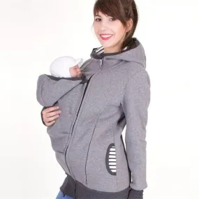 Warm Soft Hoodie Baby Carrier