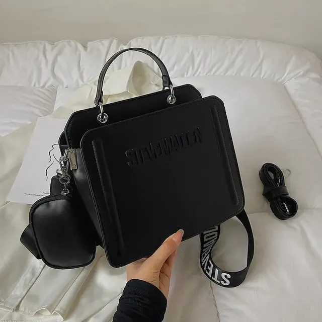 Womens Trend Flap Square Bag