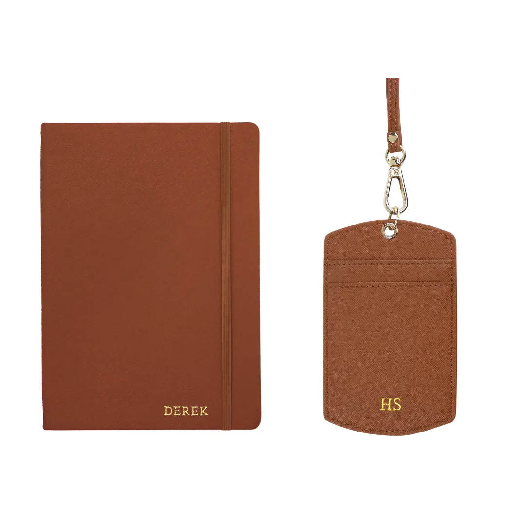 Work Bundle Set - ID Cardholder Lanyard & A5 Notebook