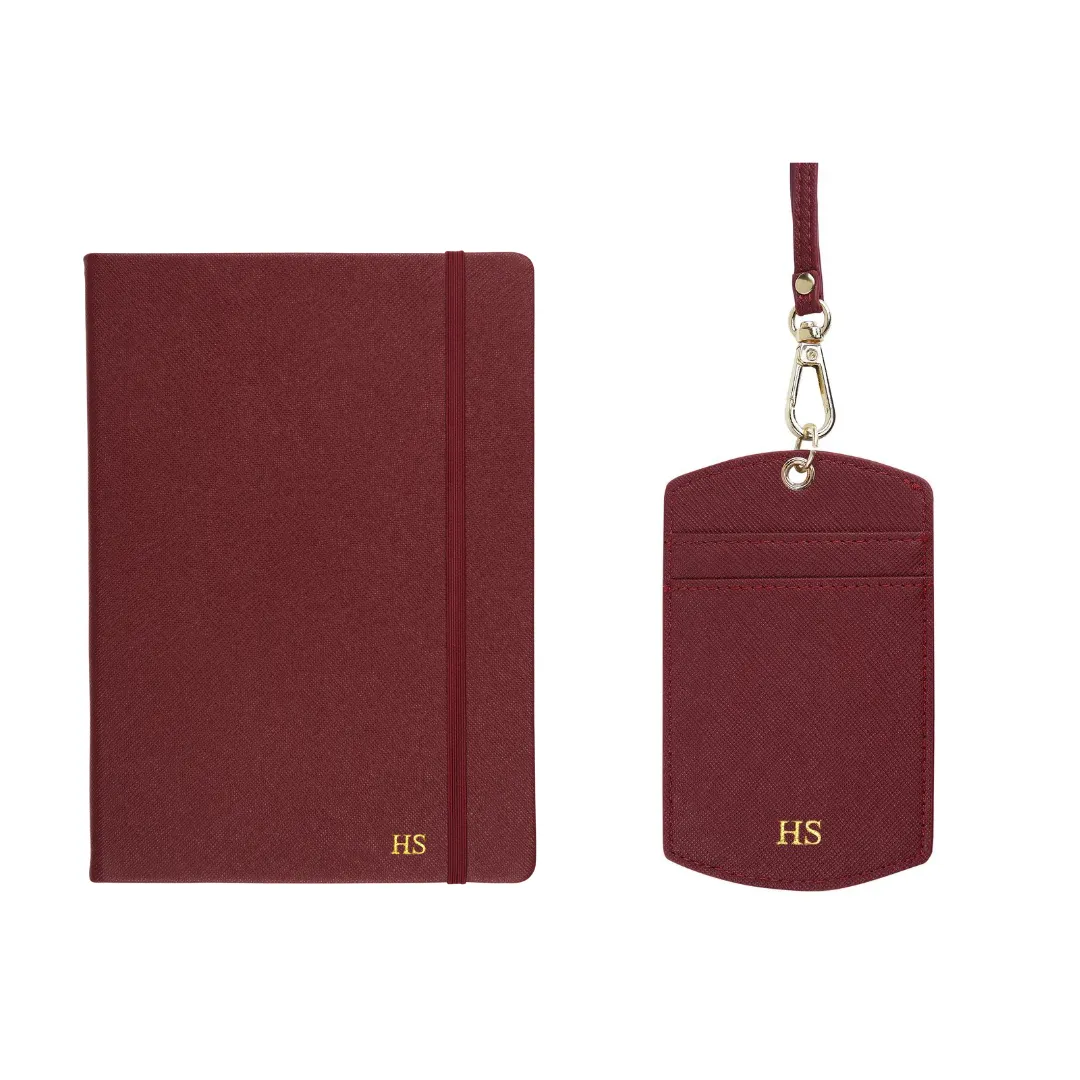 Work Bundle Set - ID Cardholder Lanyard & A5 Notebook